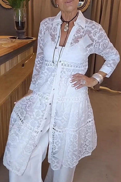 Sophia | Elegant Lace Shirt