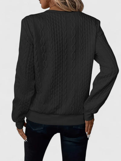 Jenna | Zippered Knit Pullover