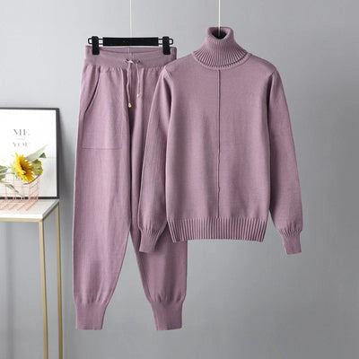 Hailey | Minimalist Knit Lounge Set
