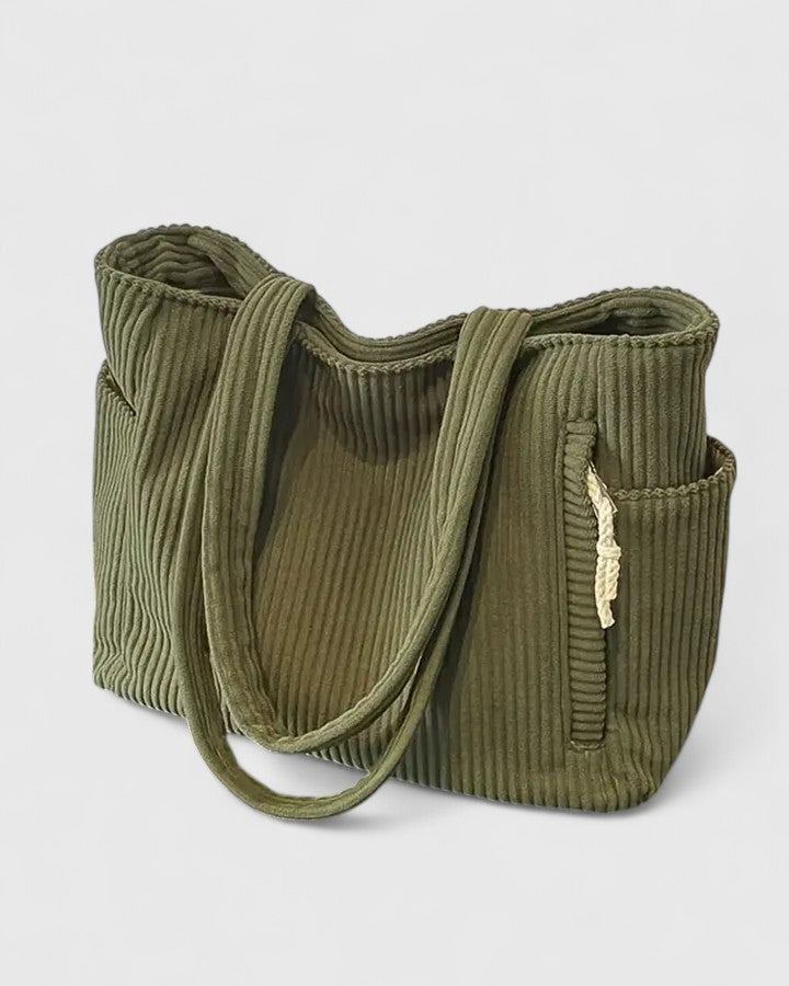 Sadie | Stylish Ribbed Tote