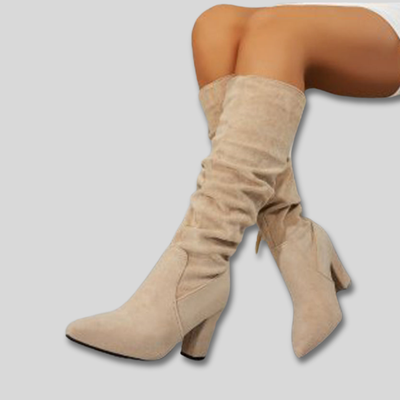 Sophia | Elegant Suede Heels