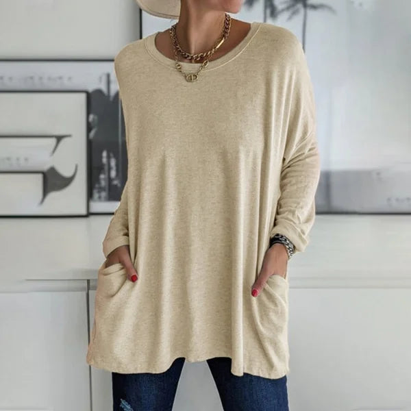 Hannah | Flowy Pocket Sweater