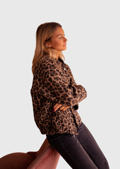 Hannah | Chic Leopard Jacket