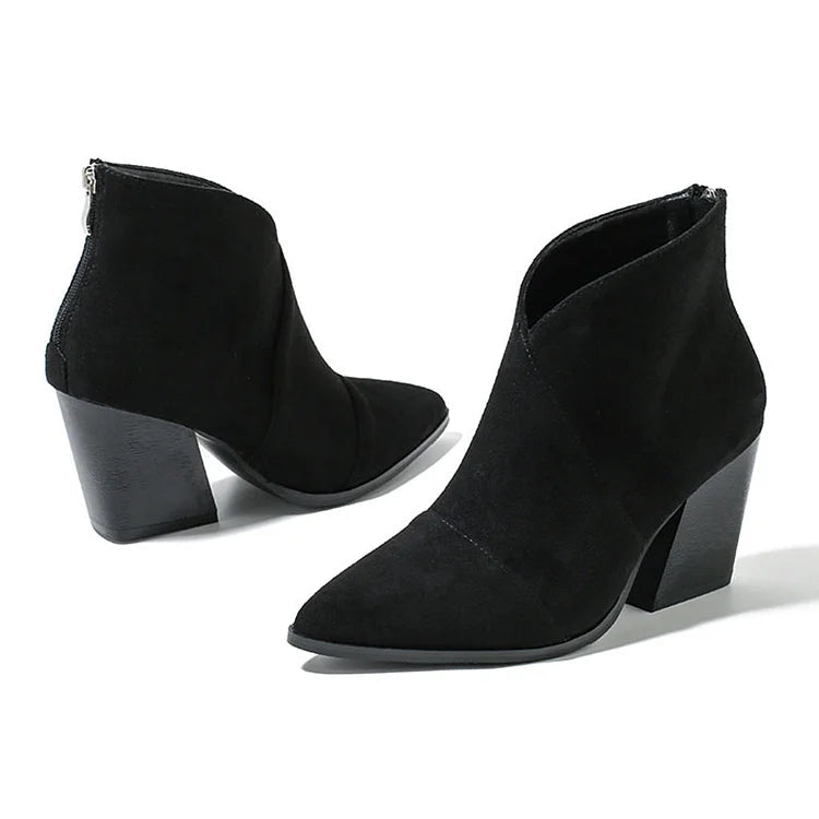 Katherine | Suede Ankle Boots