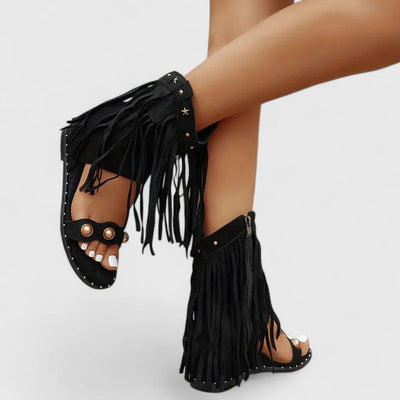 Noa | Chic Fringe Sandals