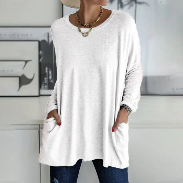 Hannah | Flowy Pocket Sweater