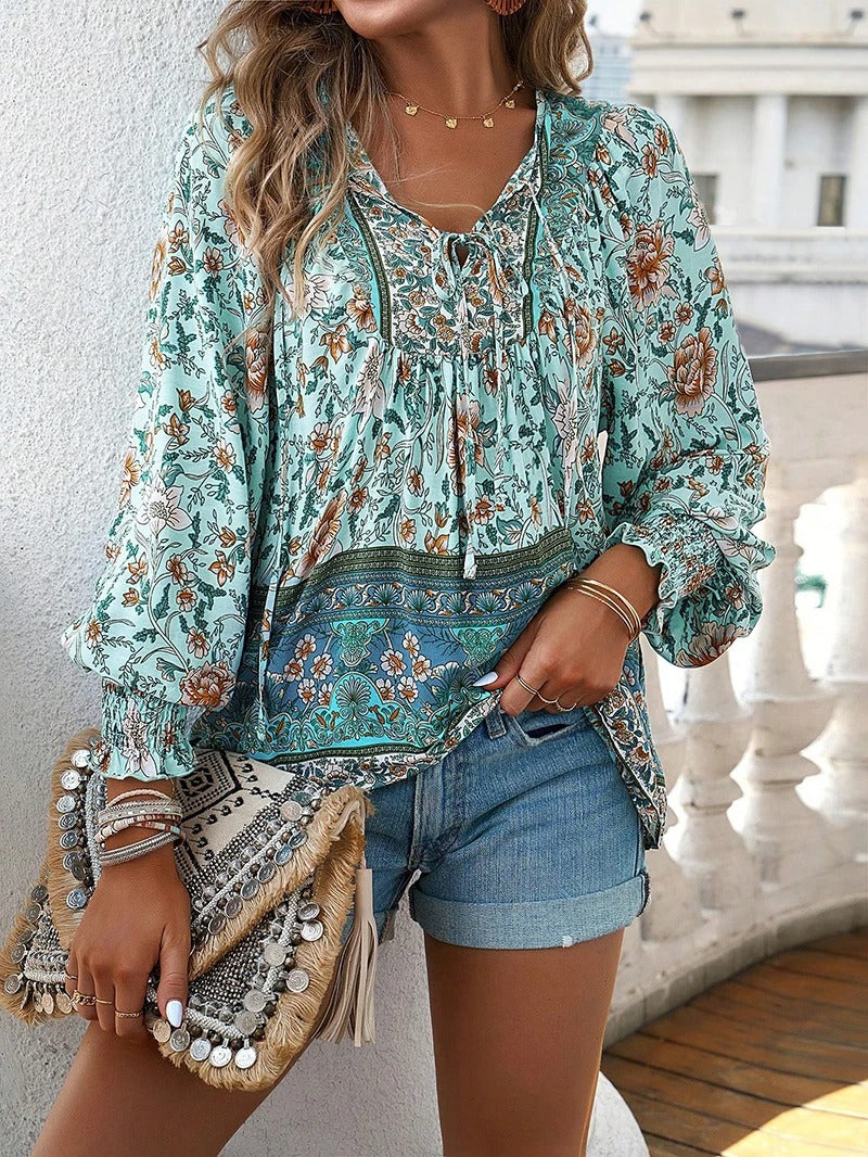 Mia | Breezy Floral Blouse