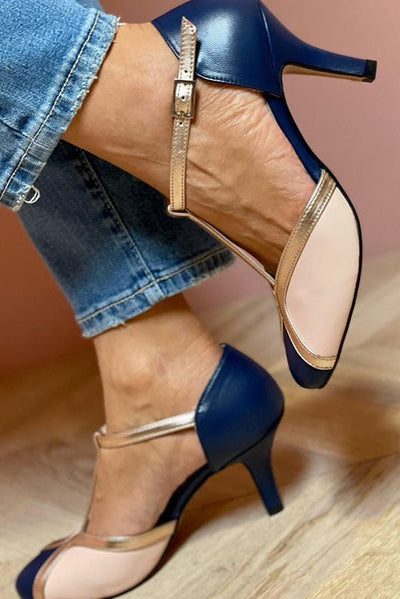 Marilyn | Elegant T-Strap Heels