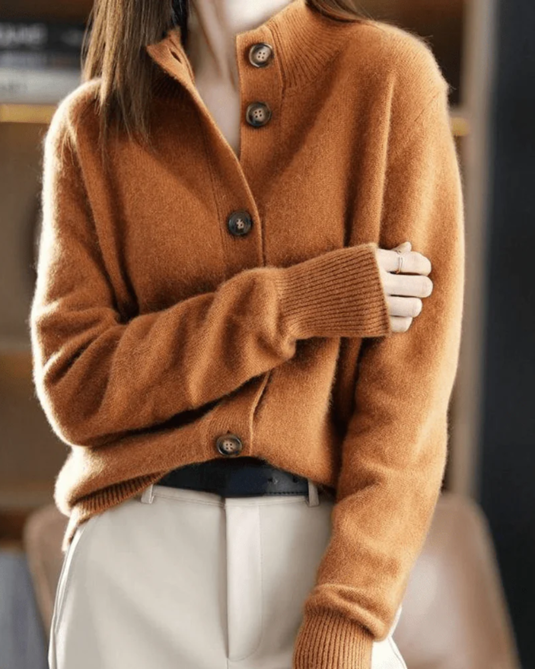 Caroline | Cozy Cashmere Cardigan
