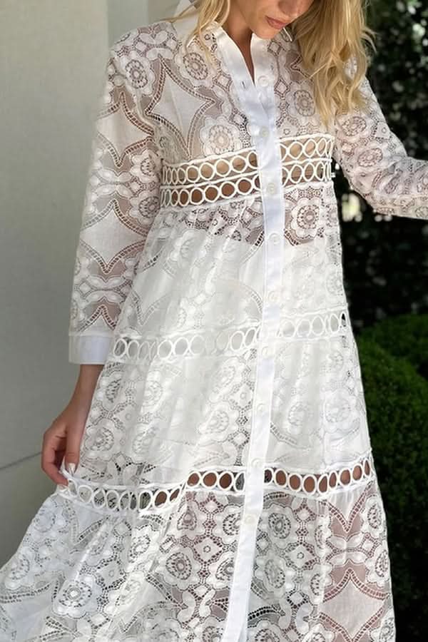 Sophia | Elegant Lace Shirt