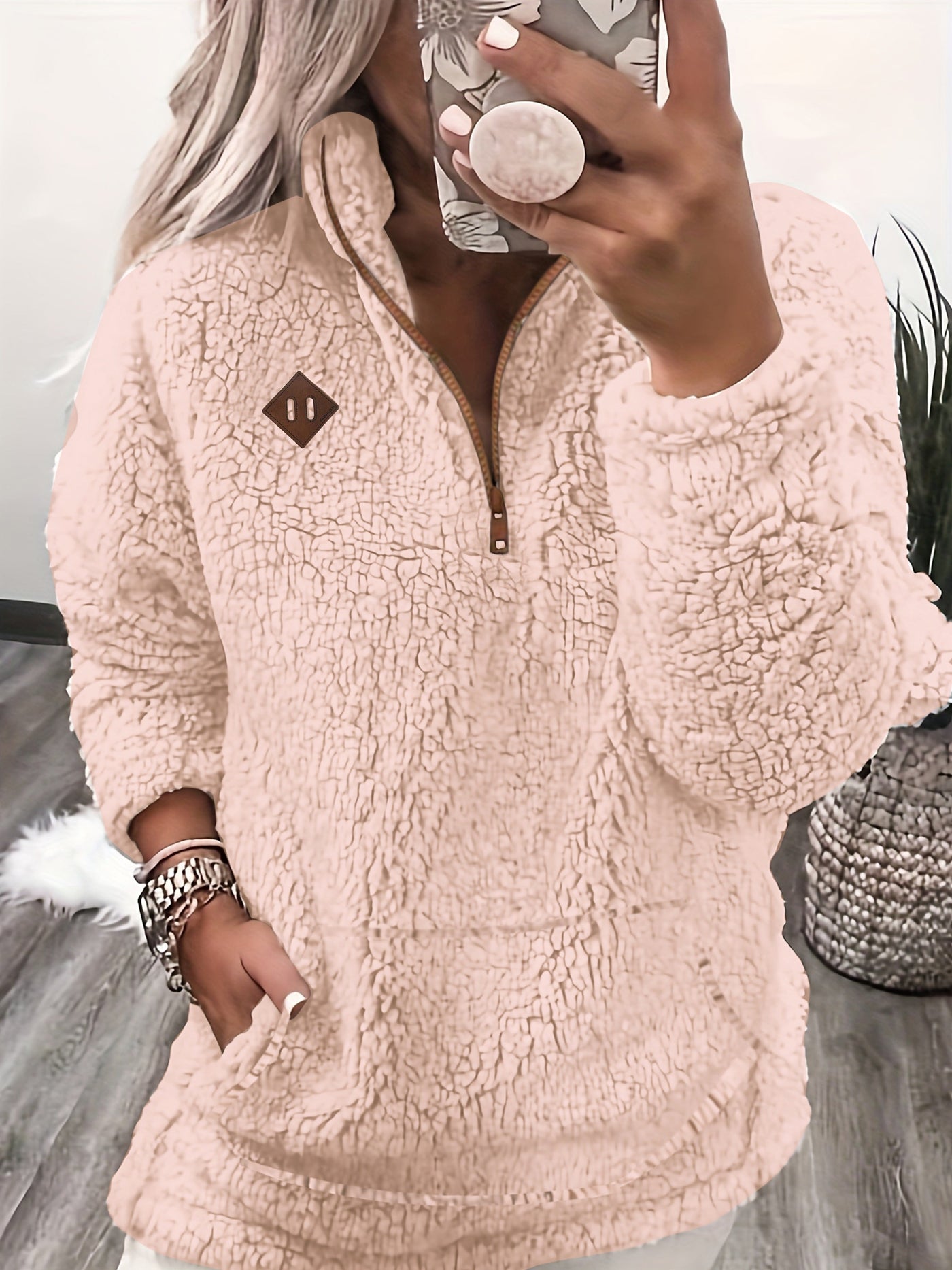 Samantha | Relaxed Zip-Up Sweatshirt