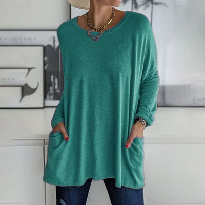 Hannah | Flowy Pocket Sweater