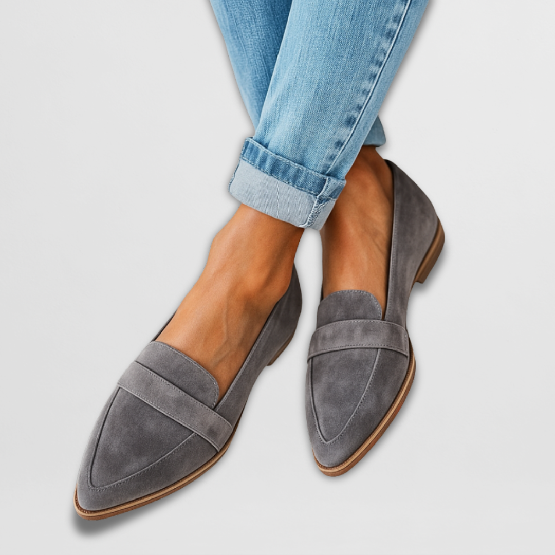 Hannah | Orthopedic Suede Loafers