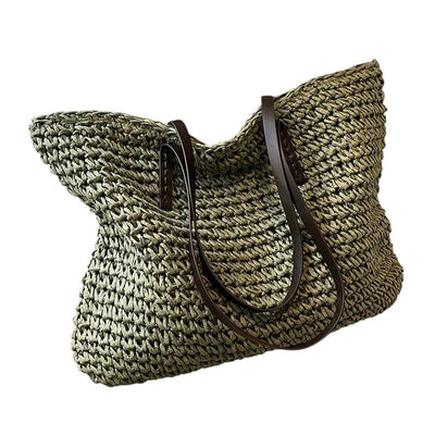 Megan | Spacious Woven Tote