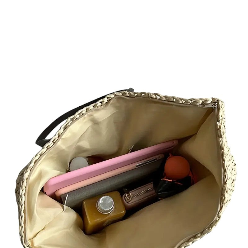 Megan | Spacious Woven Tote