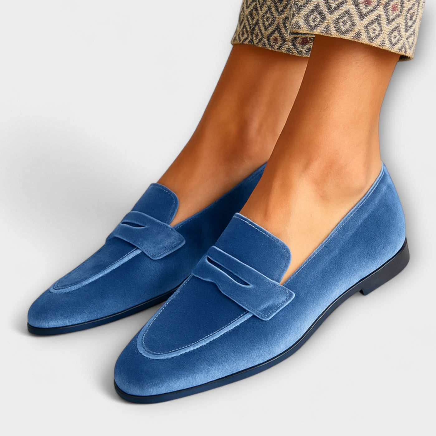 Hannah | Orthopedic Velvet Loafers