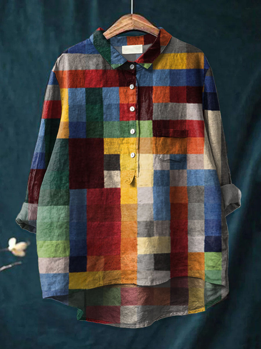 Cynthia | Colorful Block Shirt