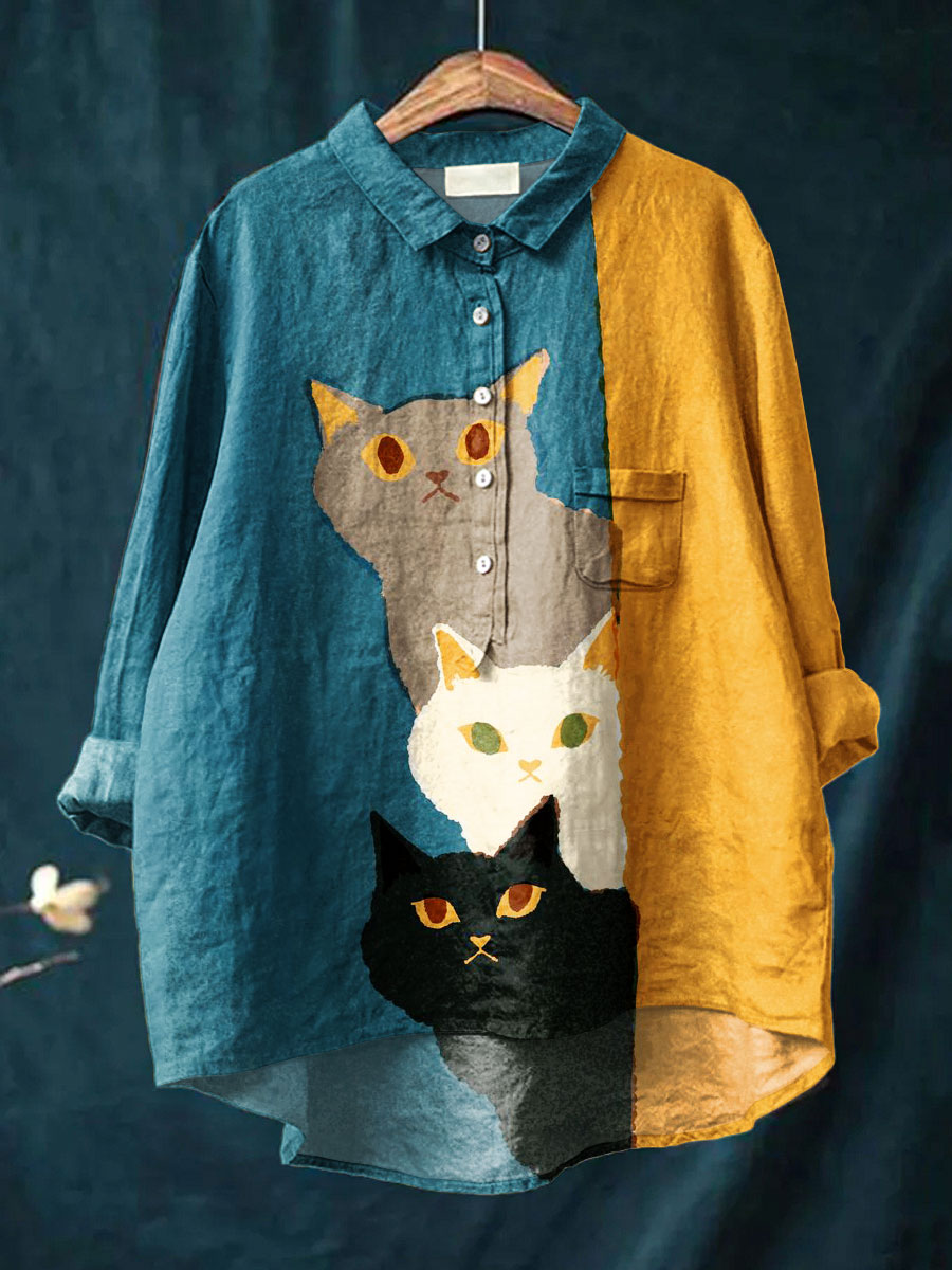 Emma | Playful Cat Shirt