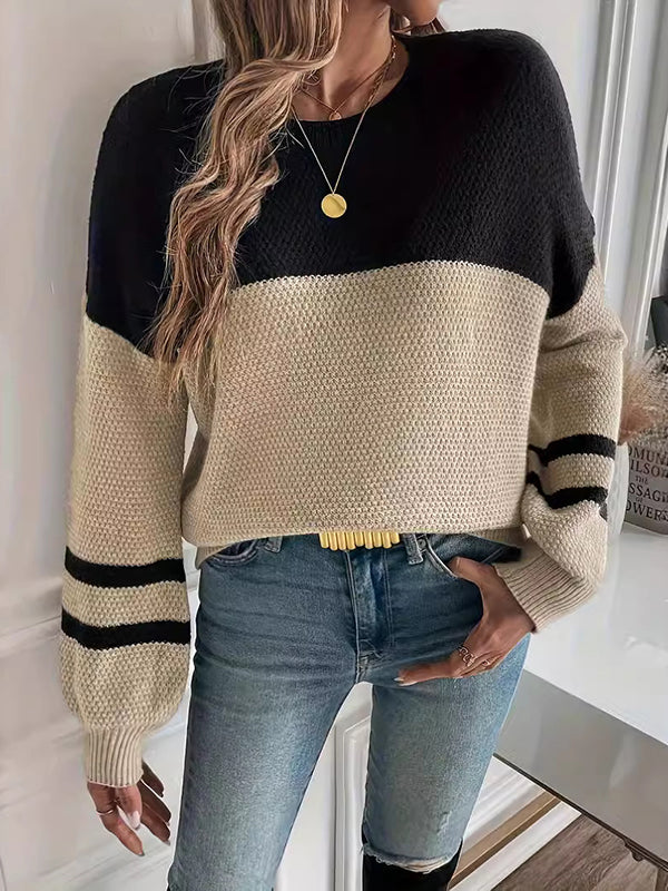 Sophie | Soft Two-Tone Sweater