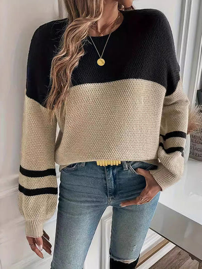 Sophie | Soft Two-Tone Sweater