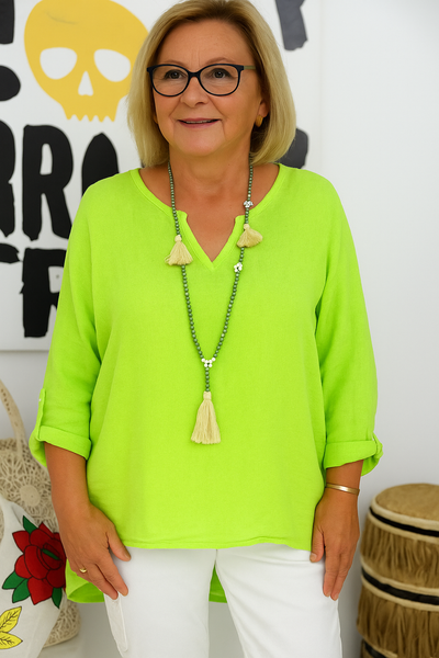 Mia | Chic Linen V-Neck