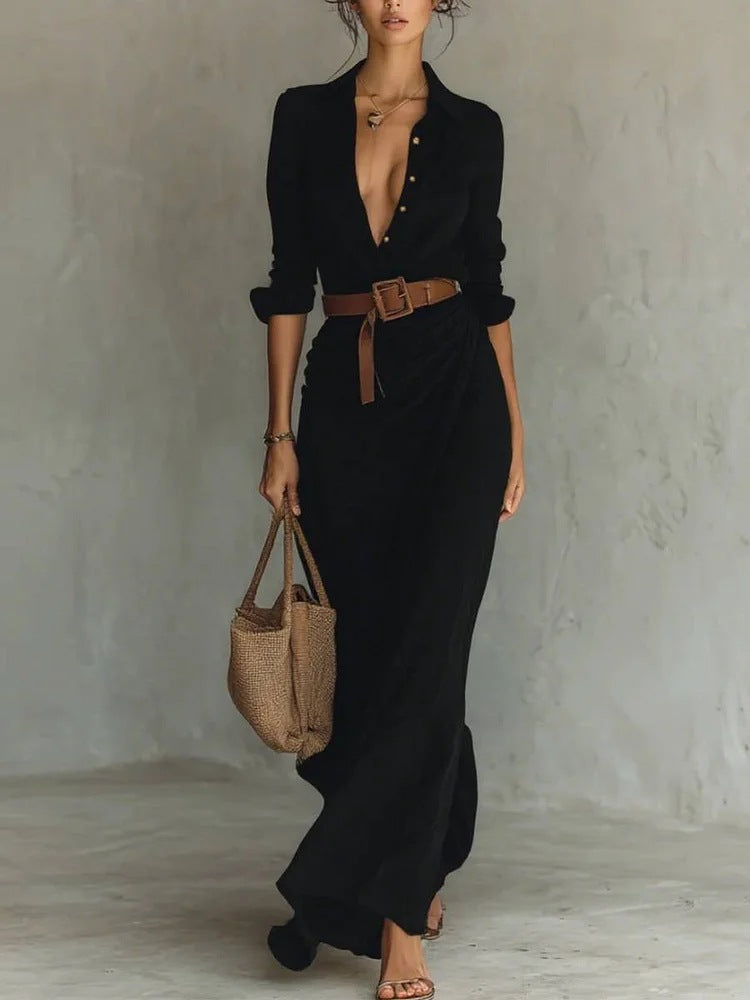 Olivia | Wrap Maxi Dress