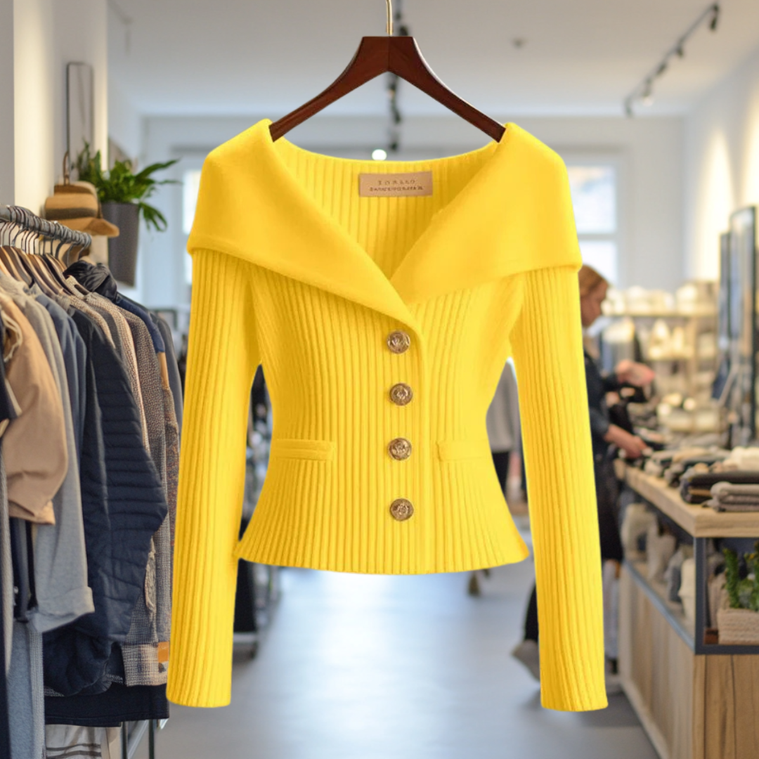 Sophie | Striking Yellow Sweater