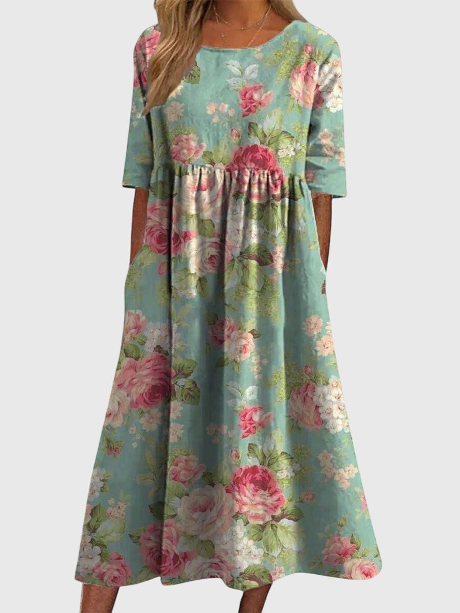 Megan | Elegant Embroidered Dress