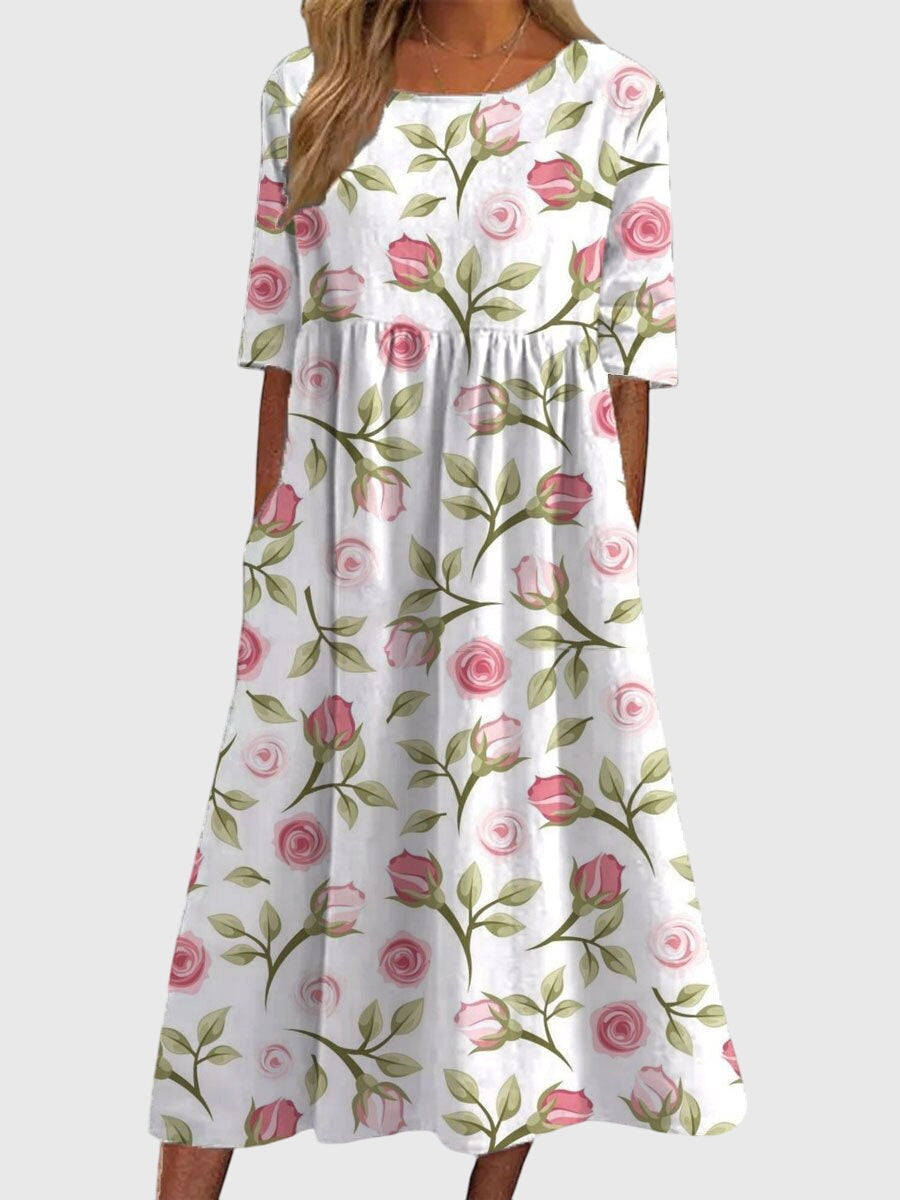 Megan | Elegant Embroidered Dress