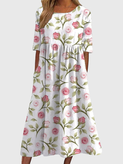 Megan | Elegant Embroidered Dress