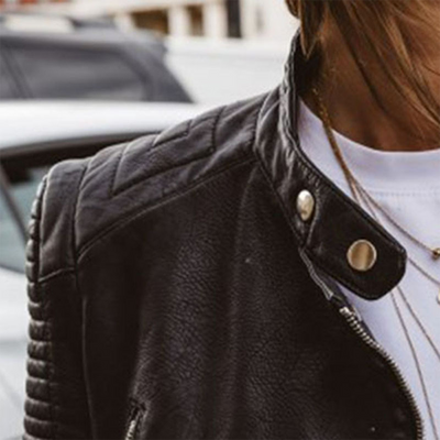 Sophie | Elegant Leather Jacket