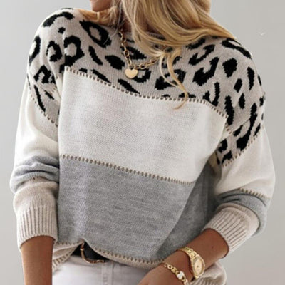 Megan | Cozy Leopard Sweater
