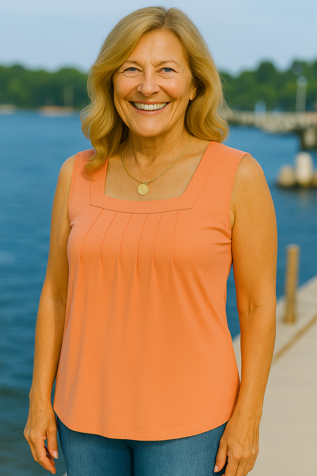 Lauren | Breezy Pleated Top