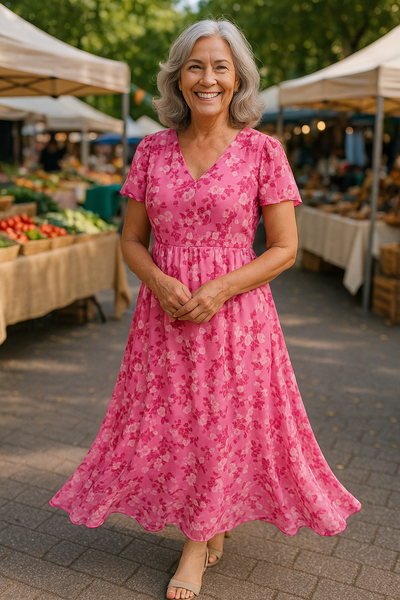 Emily | Breezy V-Neck Maxi