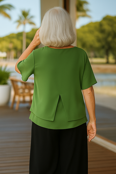 Hannah | Flowy Layered Top