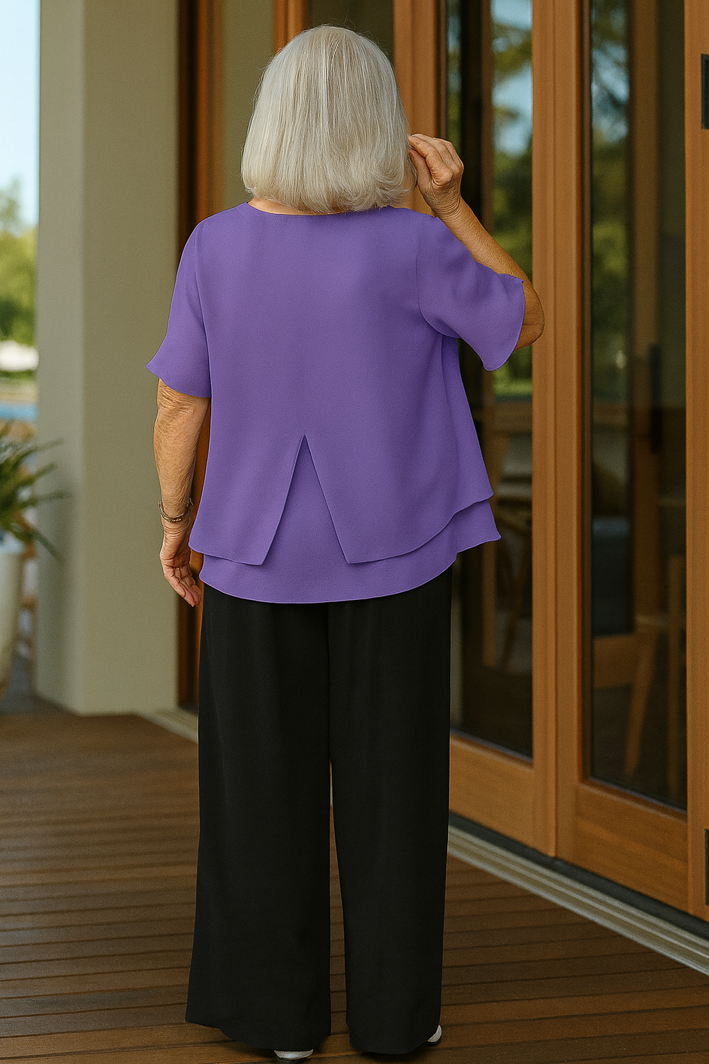 Hannah | Flowy Layered Top