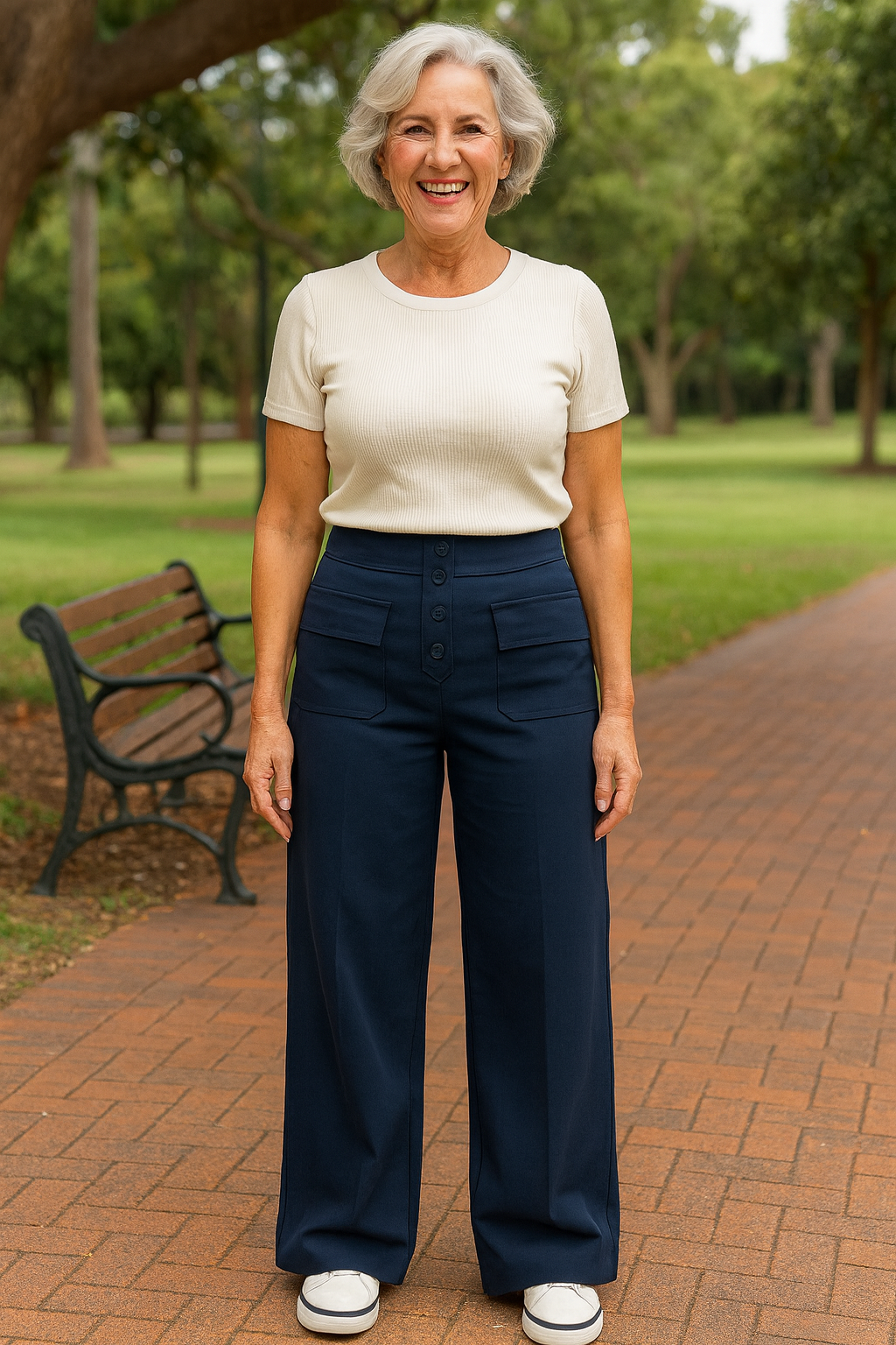 Rachel | Elegant Stretch Trousers