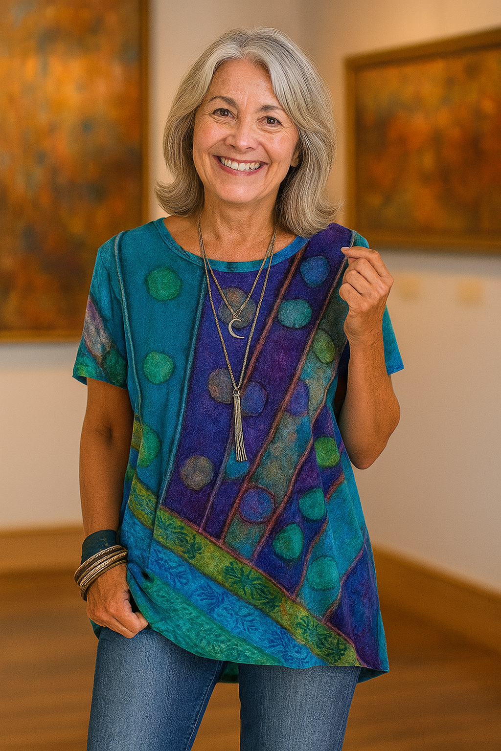 Grace | Flowy Artistic Blouse