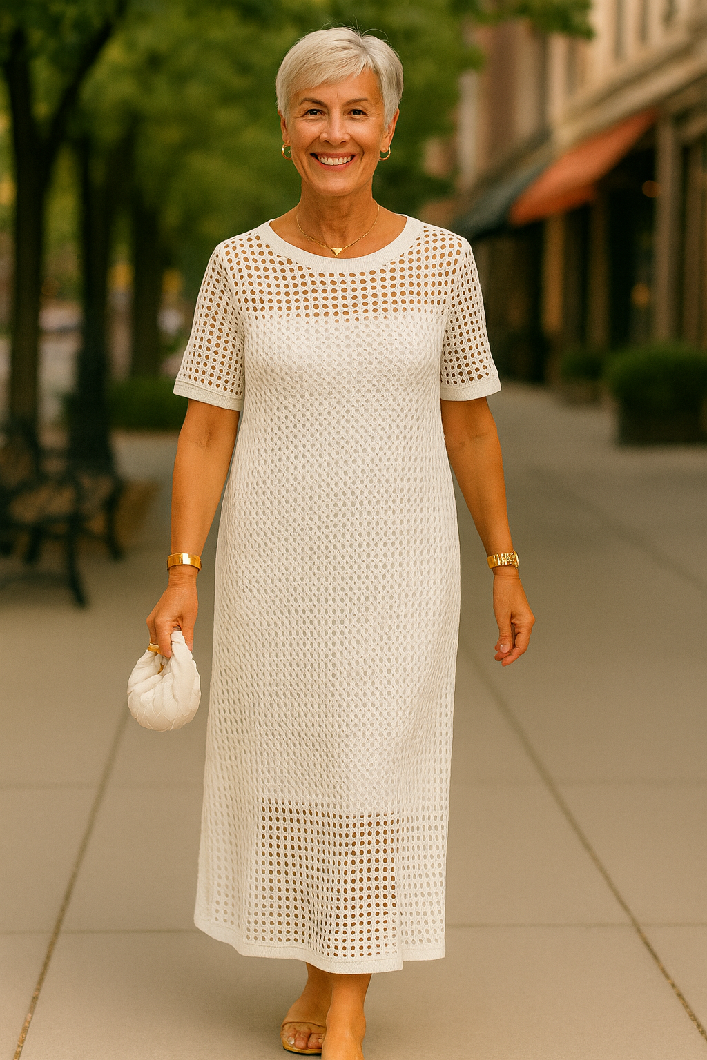 Sophie | Two-Piece Boat Neck Dress