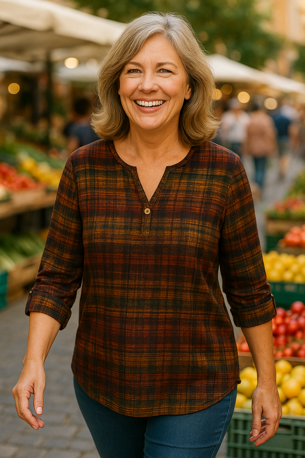 Holly | Effortless V-Neck Blouse