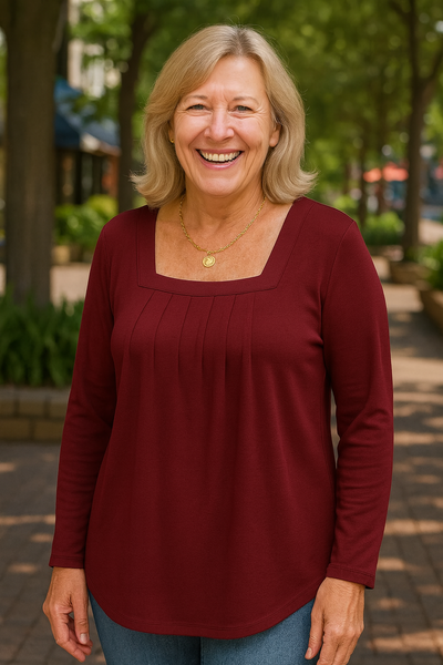 Erin | Flowy Long-Sleeve Top