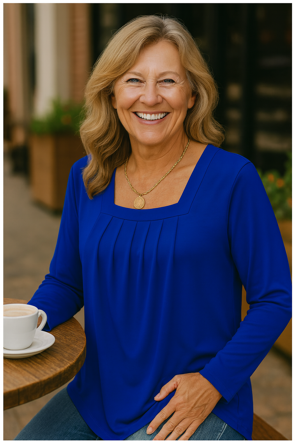 Erin | Flowy Long-Sleeve Top