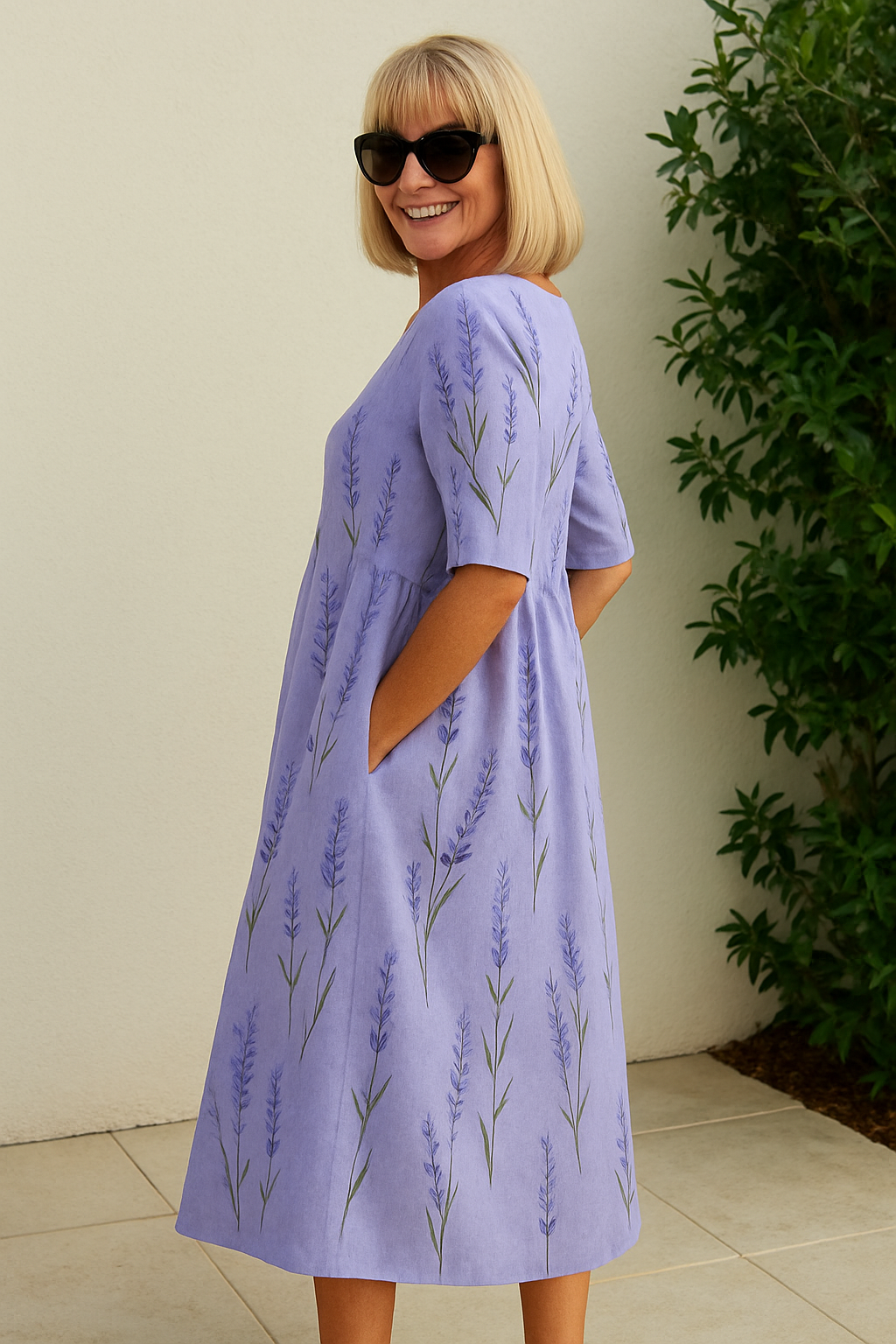 Julia | Breezy Midi Dress