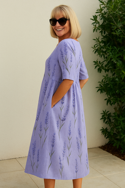 Julia | Breezy Midi Dress