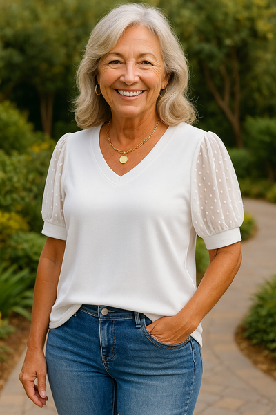 Amber | Effortless Cotton Blouse