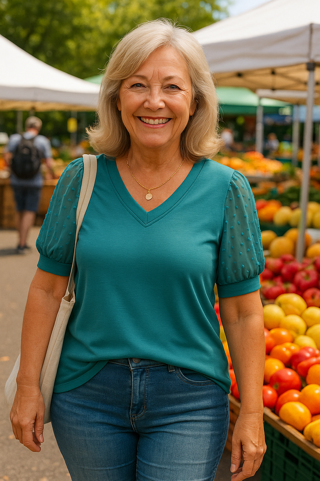 Amber | Effortless Cotton Blouse