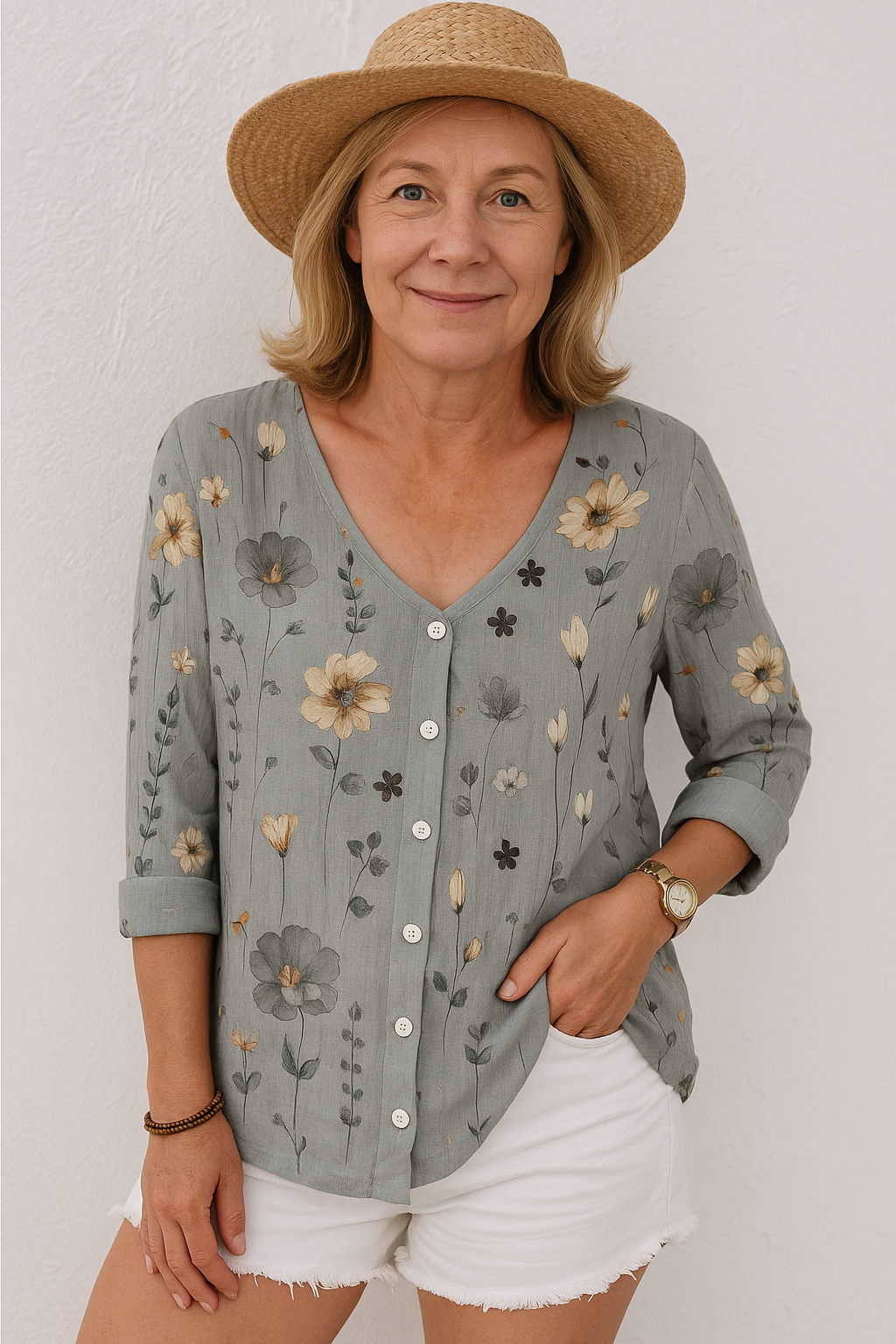 Holly | Floral Everyday Blouse