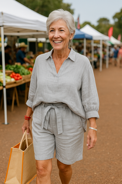 Lydia | Effortless Linen Set