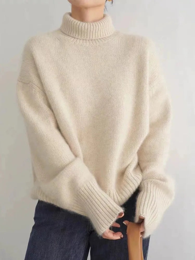 Lillian | High Collar Cashmere