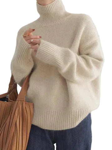 Lillian | High Collar Cashmere